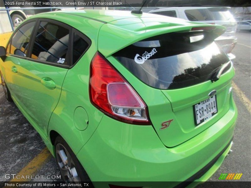 Green Envy / ST Charcoal Black 2015 Ford Fiesta ST Hatchback