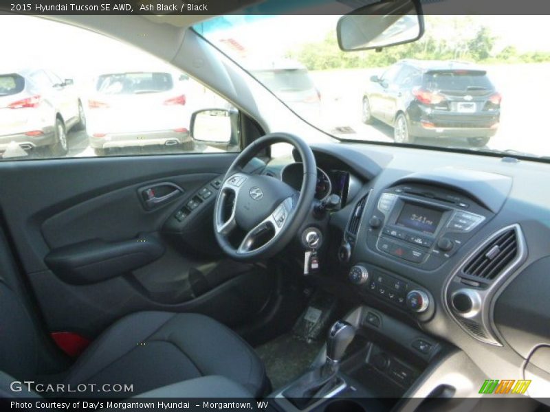 Ash Black / Black 2015 Hyundai Tucson SE AWD