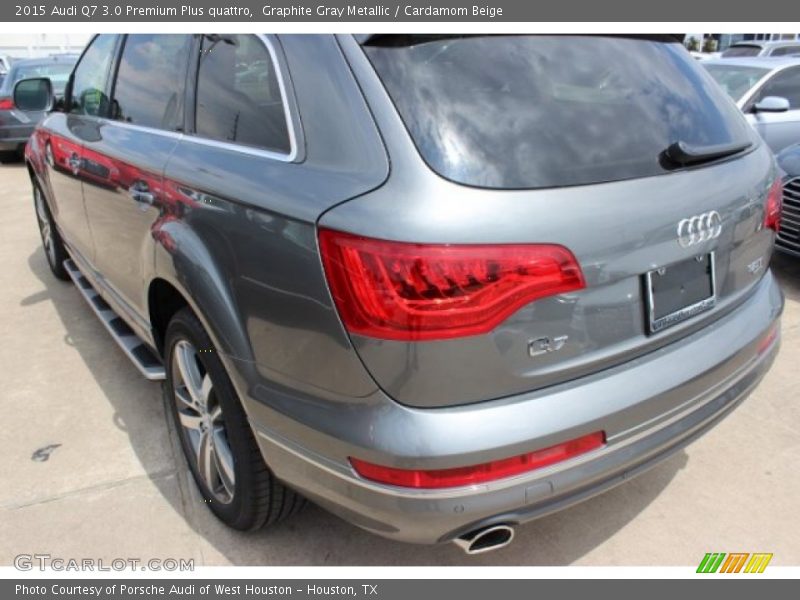 Graphite Gray Metallic / Cardamom Beige 2015 Audi Q7 3.0 Premium Plus quattro
