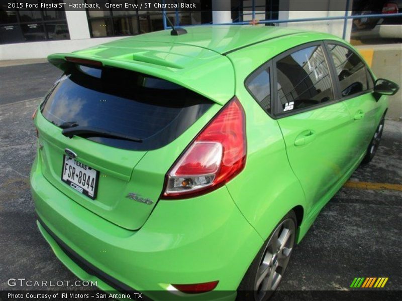 Green Envy / ST Charcoal Black 2015 Ford Fiesta ST Hatchback
