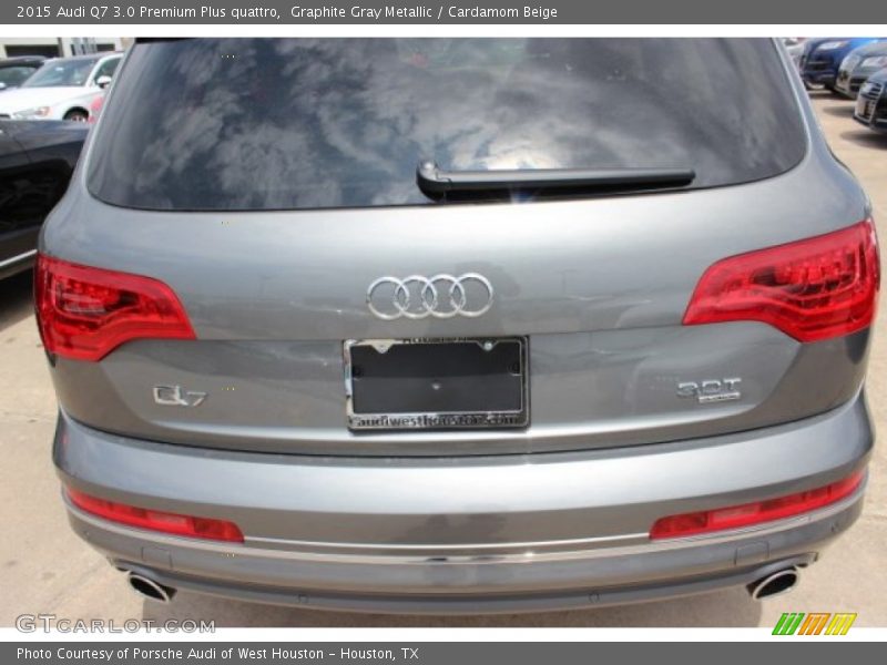 Graphite Gray Metallic / Cardamom Beige 2015 Audi Q7 3.0 Premium Plus quattro