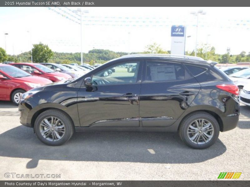 Ash Black / Black 2015 Hyundai Tucson SE AWD