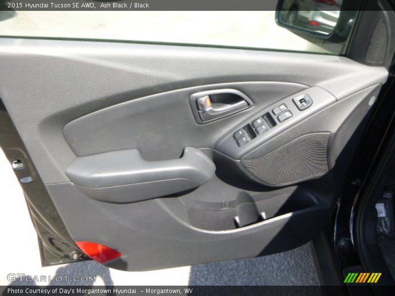 Ash Black / Black 2015 Hyundai Tucson SE AWD