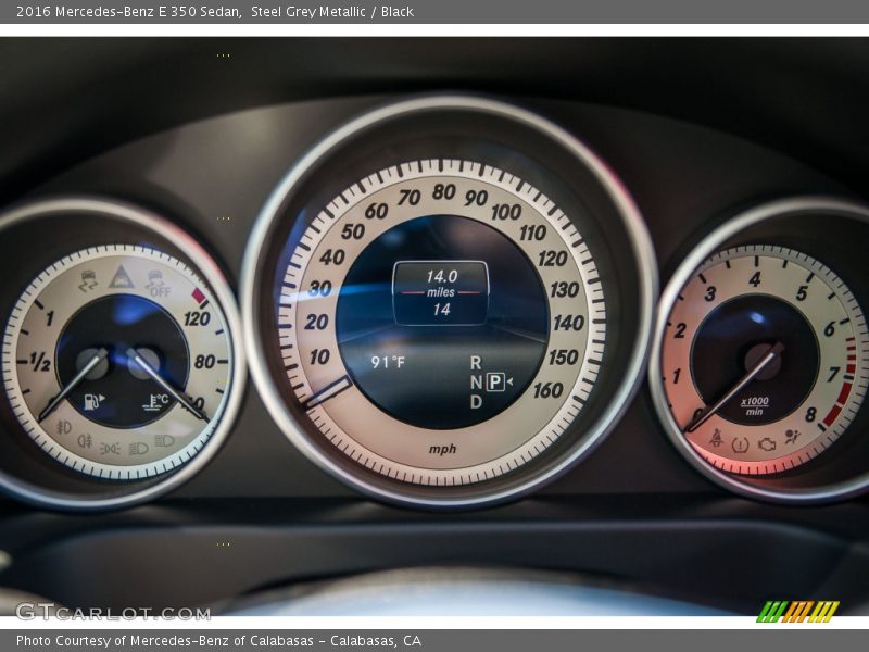 Steel Grey Metallic / Black 2016 Mercedes-Benz E 350 Sedan
