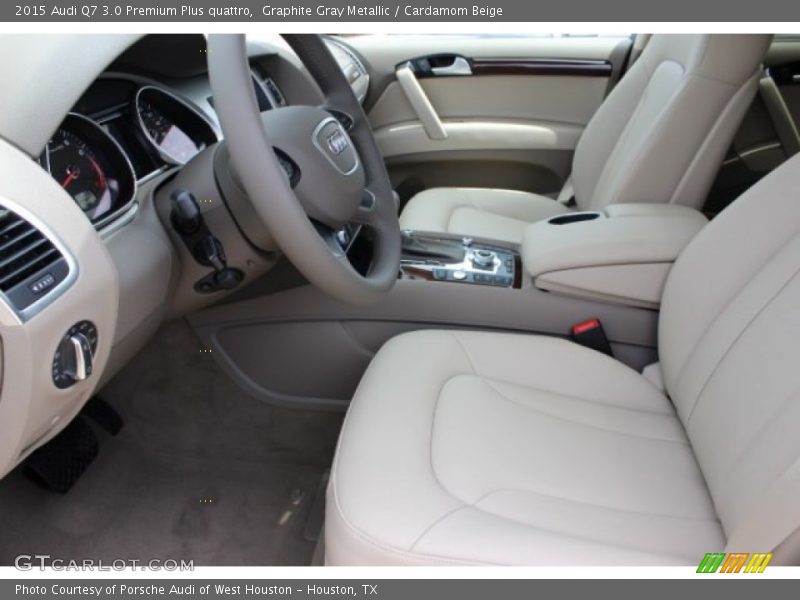 Graphite Gray Metallic / Cardamom Beige 2015 Audi Q7 3.0 Premium Plus quattro