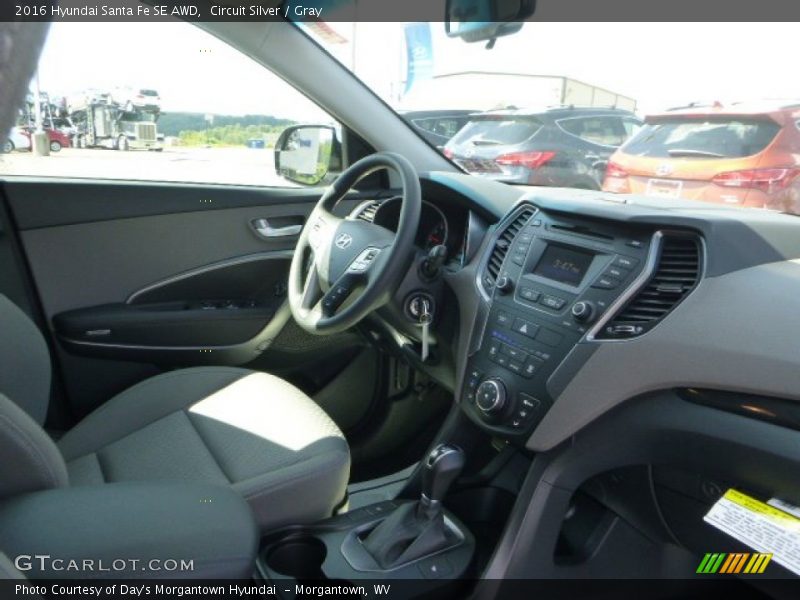 Circuit Silver / Gray 2016 Hyundai Santa Fe SE AWD