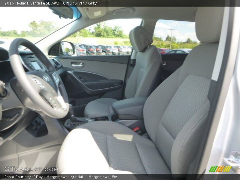 Circuit Silver / Gray 2016 Hyundai Santa Fe SE AWD