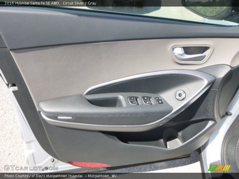 Circuit Silver / Gray 2016 Hyundai Santa Fe SE AWD