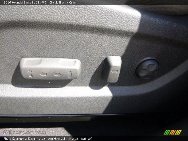 Circuit Silver / Gray 2016 Hyundai Santa Fe SE AWD