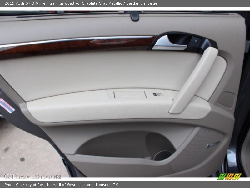 Graphite Gray Metallic / Cardamom Beige 2015 Audi Q7 3.0 Premium Plus quattro