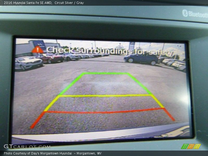 Circuit Silver / Gray 2016 Hyundai Santa Fe SE AWD
