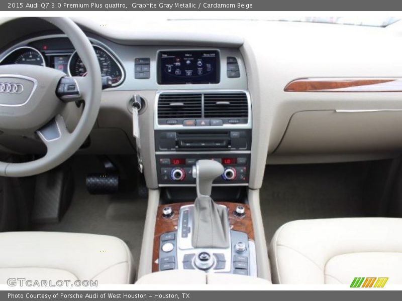 Graphite Gray Metallic / Cardamom Beige 2015 Audi Q7 3.0 Premium Plus quattro