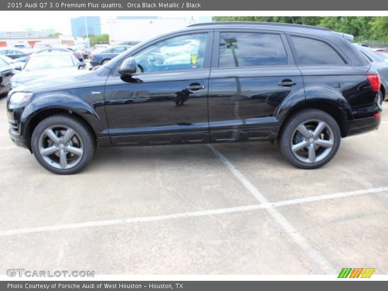 Orca Black Metallic / Black 2015 Audi Q7 3.0 Premium Plus quattro