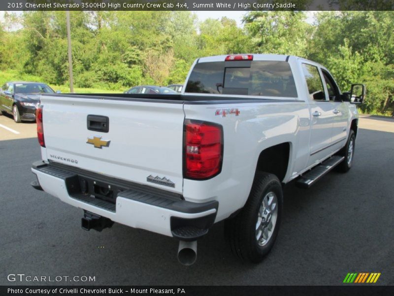 Summit White / High Country Saddle 2015 Chevrolet Silverado 3500HD High Country Crew Cab 4x4