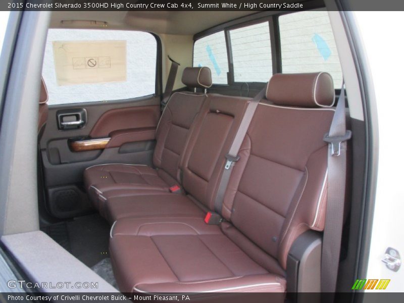 Summit White / High Country Saddle 2015 Chevrolet Silverado 3500HD High Country Crew Cab 4x4