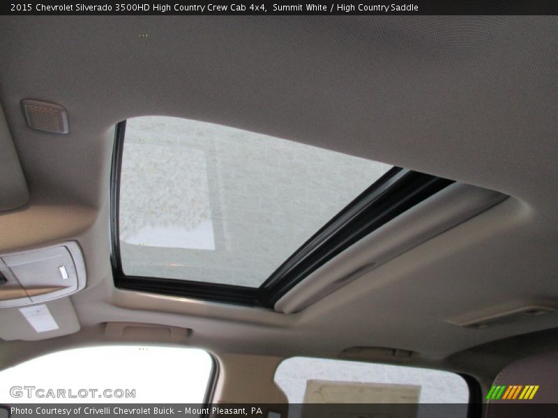 Summit White / High Country Saddle 2015 Chevrolet Silverado 3500HD High Country Crew Cab 4x4