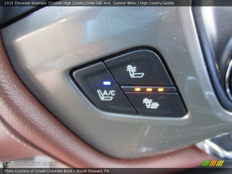 Summit White / High Country Saddle 2015 Chevrolet Silverado 3500HD High Country Crew Cab 4x4