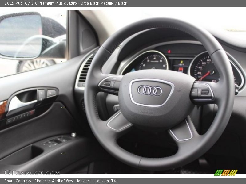 Orca Black Metallic / Black 2015 Audi Q7 3.0 Premium Plus quattro