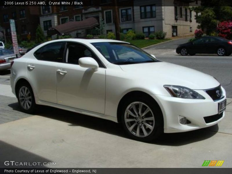 Crystal White / Black 2006 Lexus IS 250 AWD