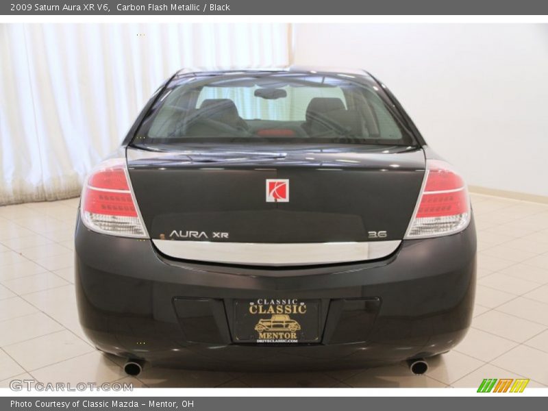 Carbon Flash Metallic / Black 2009 Saturn Aura XR V6