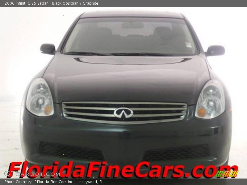 Black Obsidian / Graphite 2006 Infiniti G 35 Sedan