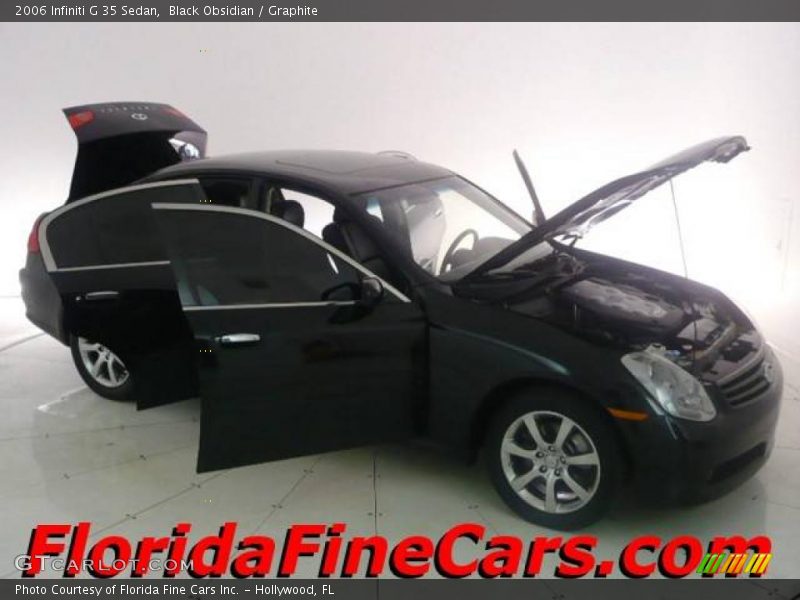 Black Obsidian / Graphite 2006 Infiniti G 35 Sedan