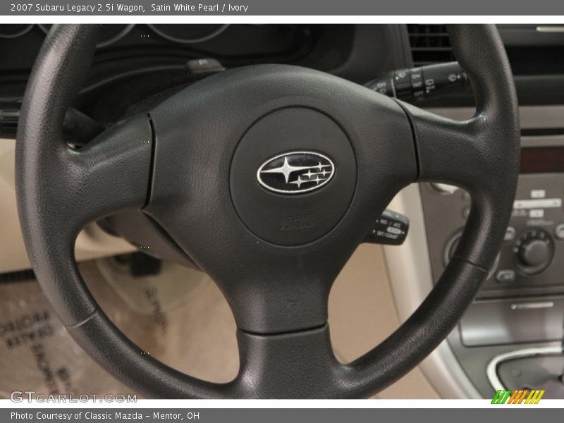 Satin White Pearl / Ivory 2007 Subaru Legacy 2.5i Wagon