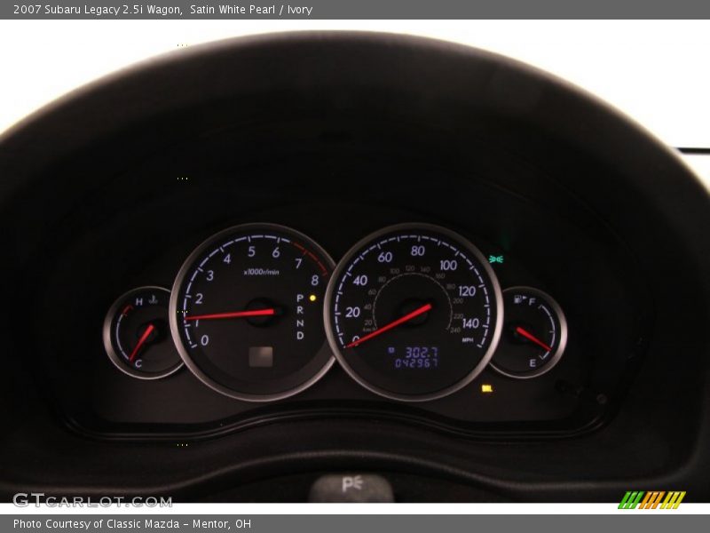 Satin White Pearl / Ivory 2007 Subaru Legacy 2.5i Wagon