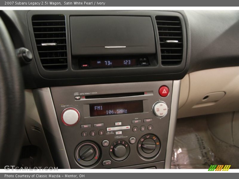 Satin White Pearl / Ivory 2007 Subaru Legacy 2.5i Wagon