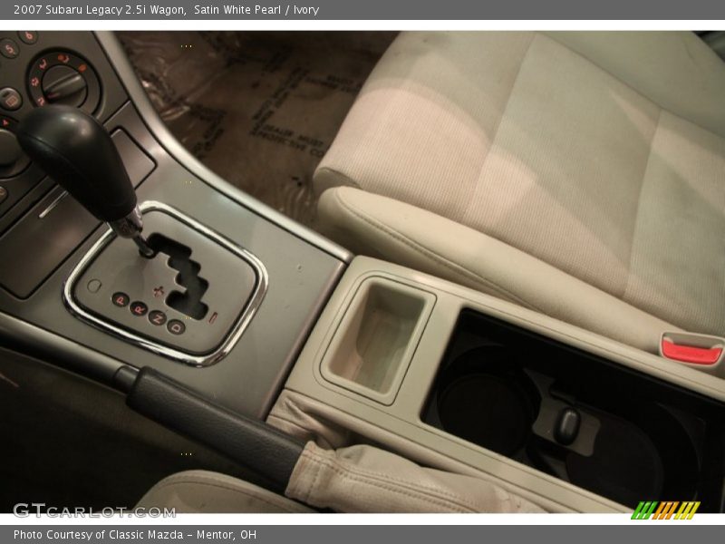 Satin White Pearl / Ivory 2007 Subaru Legacy 2.5i Wagon