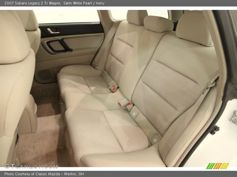 Satin White Pearl / Ivory 2007 Subaru Legacy 2.5i Wagon
