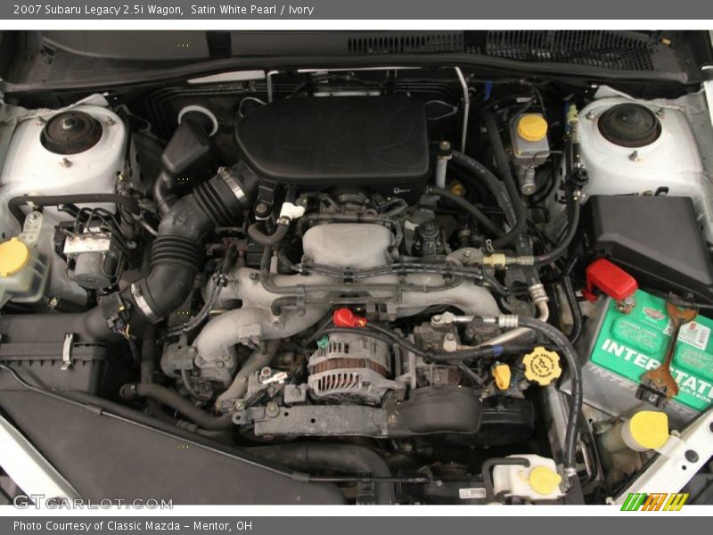 Satin White Pearl / Ivory 2007 Subaru Legacy 2.5i Wagon