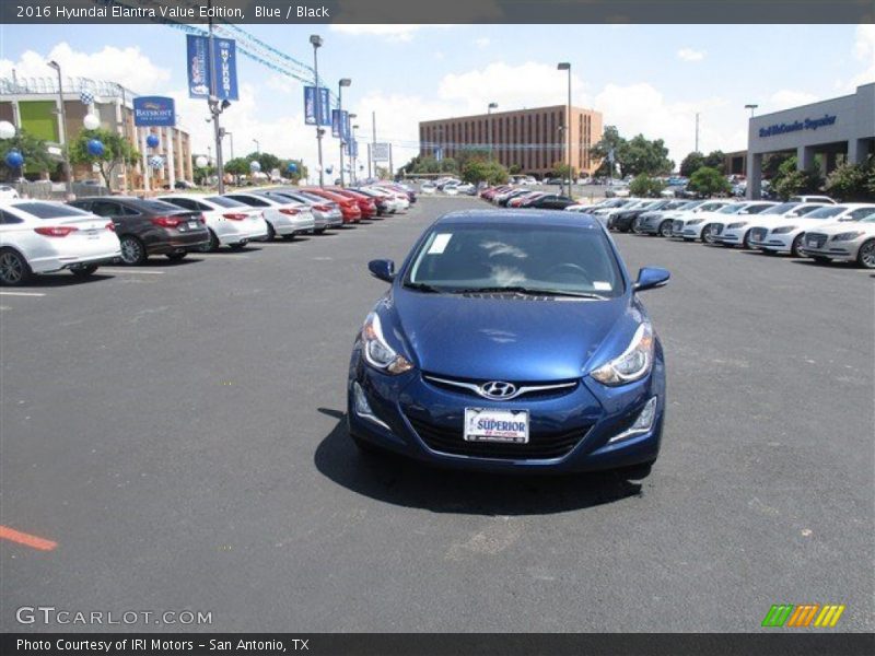 Blue / Black 2016 Hyundai Elantra Value Edition