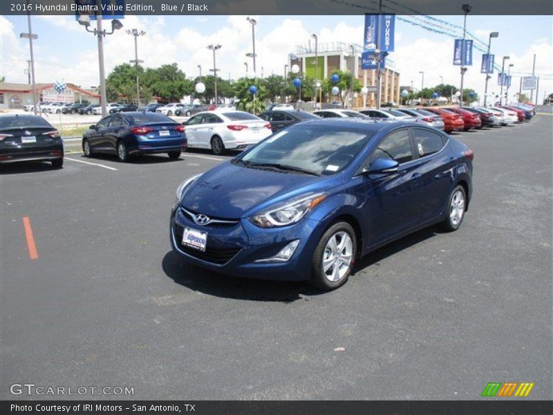 Blue / Black 2016 Hyundai Elantra Value Edition