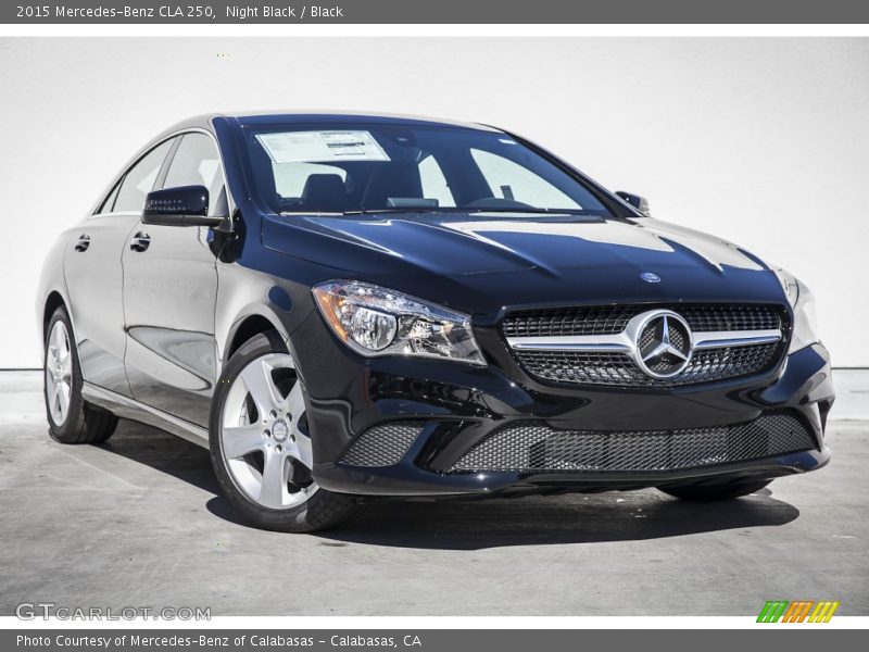 Night Black / Black 2015 Mercedes-Benz CLA 250