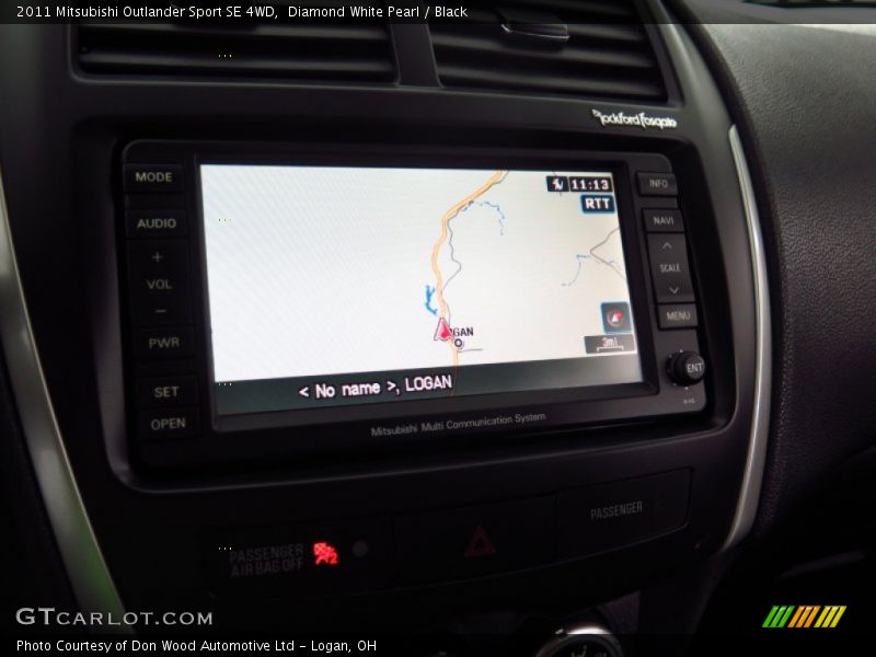 Diamond White Pearl / Black 2011 Mitsubishi Outlander Sport SE 4WD