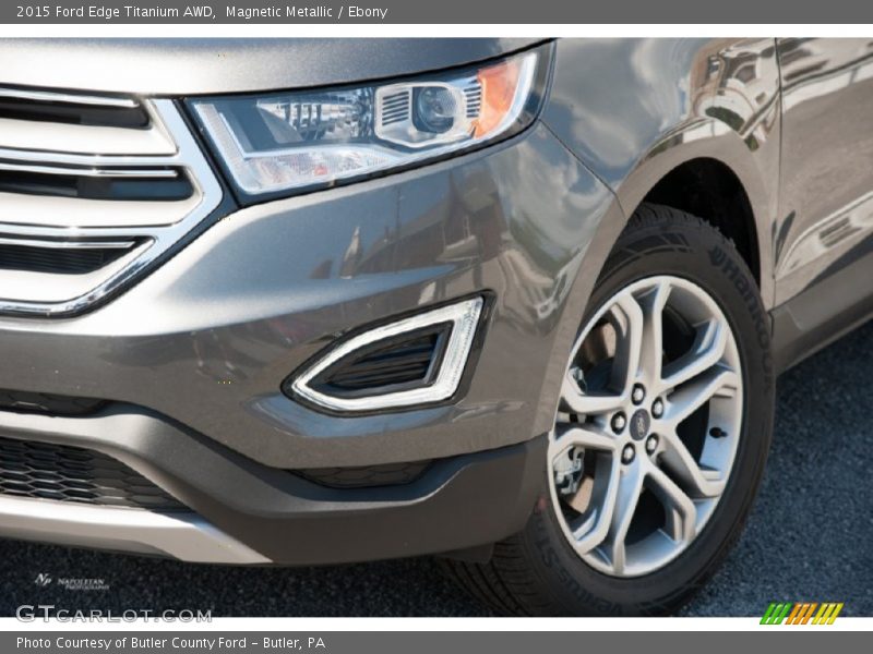 Magnetic Metallic / Ebony 2015 Ford Edge Titanium AWD