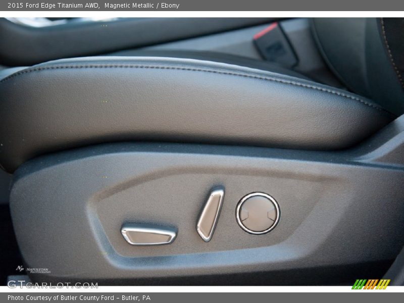 Magnetic Metallic / Ebony 2015 Ford Edge Titanium AWD