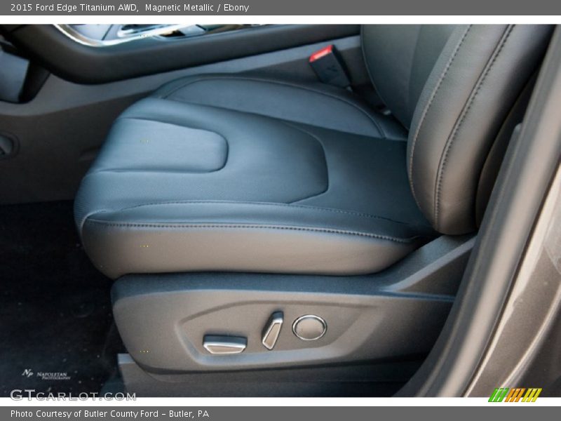 Magnetic Metallic / Ebony 2015 Ford Edge Titanium AWD