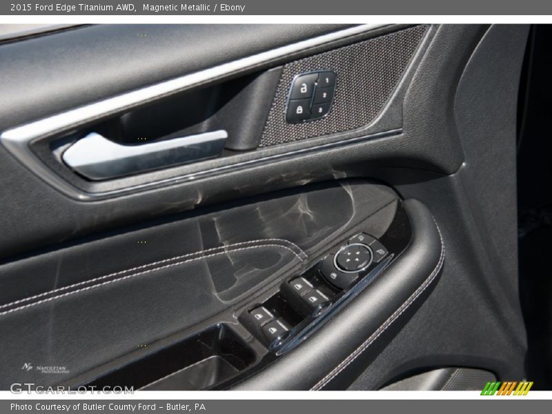 Magnetic Metallic / Ebony 2015 Ford Edge Titanium AWD