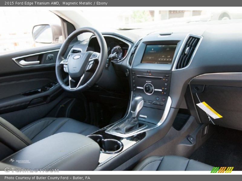Magnetic Metallic / Ebony 2015 Ford Edge Titanium AWD
