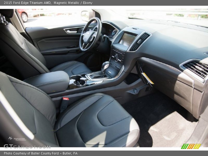 Magnetic Metallic / Ebony 2015 Ford Edge Titanium AWD