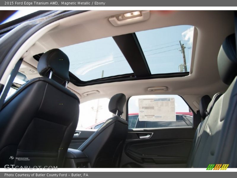 Sunroof of 2015 Edge Titanium AWD
