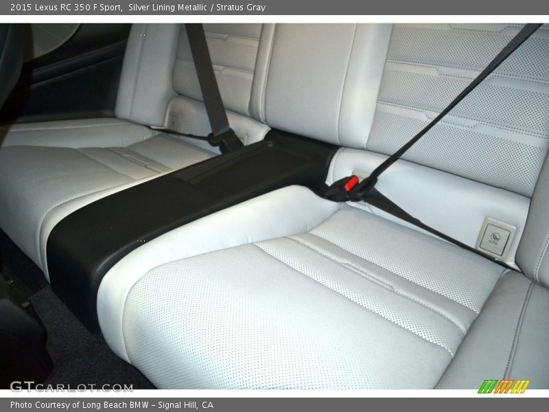 Rear Seat of 2015 RC 350 F Sport