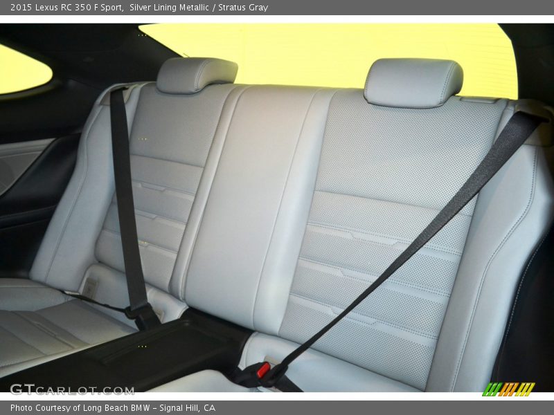 Rear Seat of 2015 RC 350 F Sport