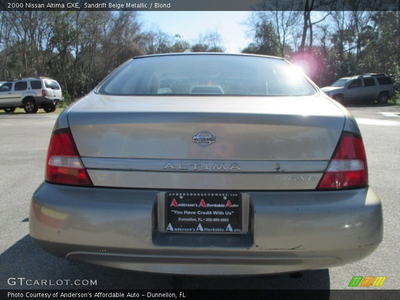 Sandrift Beige Metallic / Blond 2000 Nissan Altima GXE