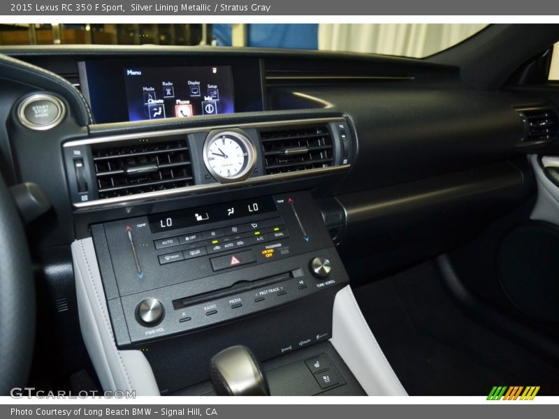 Controls of 2015 RC 350 F Sport