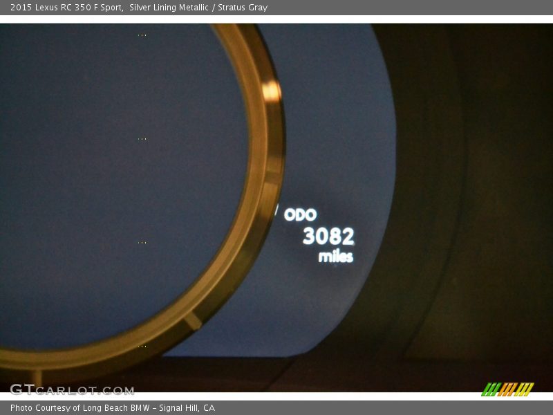 Silver Lining Metallic / Stratus Gray 2015 Lexus RC 350 F Sport