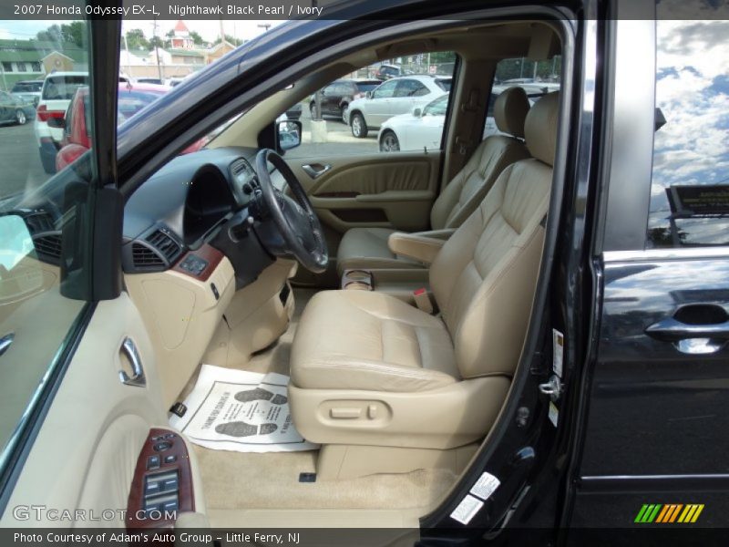 Nighthawk Black Pearl / Ivory 2007 Honda Odyssey EX-L
