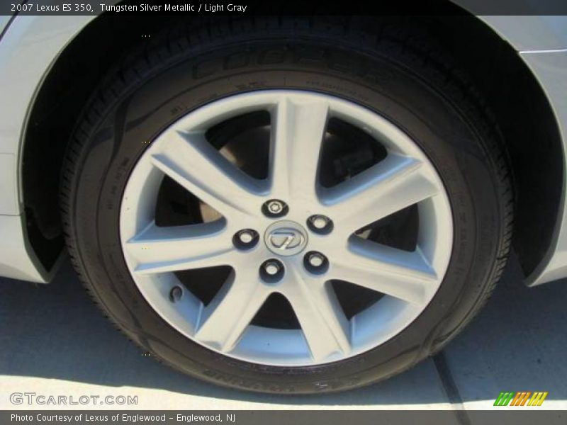 Tungsten Silver Metallic / Light Gray 2007 Lexus ES 350